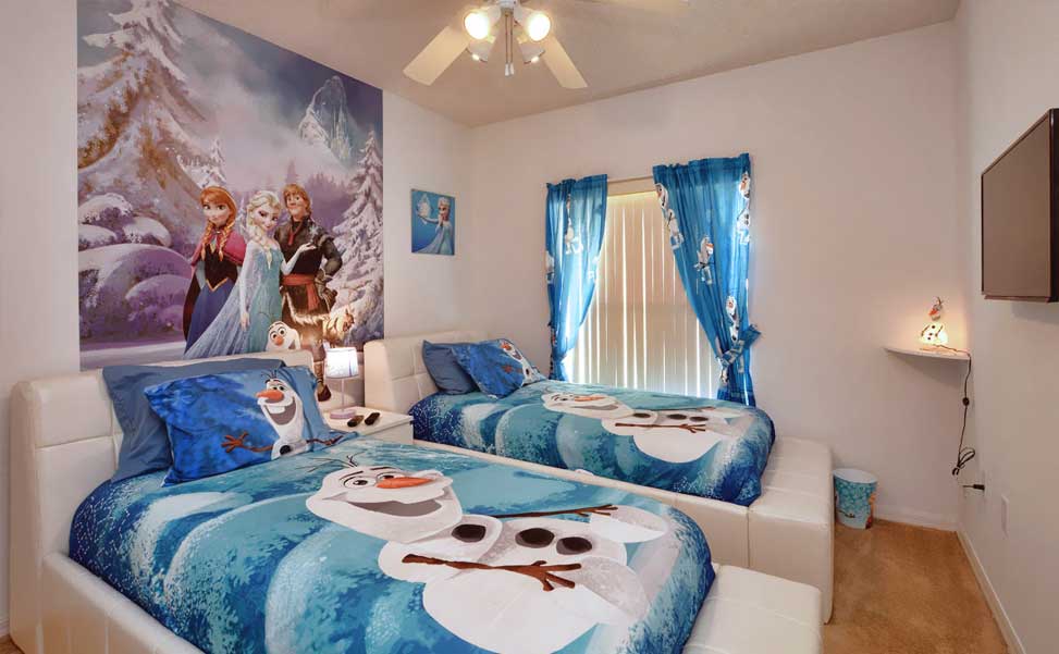 Blooming Magical Villas themed bedroom